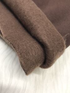 Şardonlu 3 İplik Kumaş, Parça 65x170 cm - Kahverengi