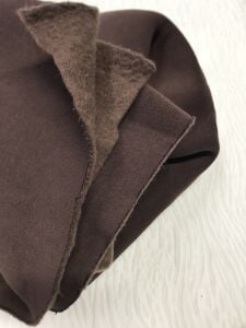 Şardonlu 3 İplik Kumaş, Parça 65x170 cm - Kahverengi