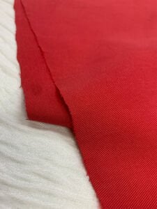 Tensel Kumaş Dökümlü - Kırmızı