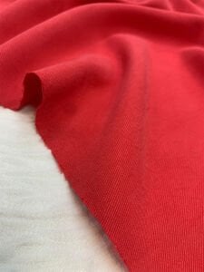 Tensel Kumaş Dökümlü - Kırmızı