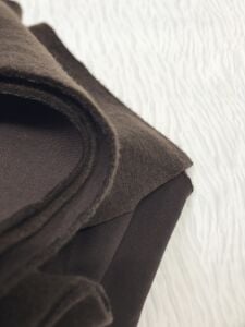 Şardonlu 3 İplik Kumaş, Parça 65x175 cm - Kahverengi