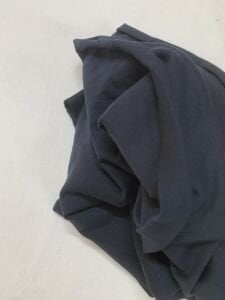 Lacivert Esnek Bebe Ribanası Penye Kumaş, Parça 115x150 cm