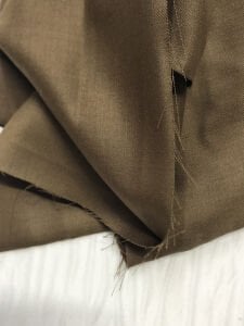 Poliviskon Kumaş, Parça 75x150 cm Kahverengi