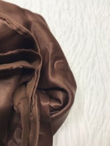 Viskon Saten Kumaş, Parça 100x150 cm - Kahverengi