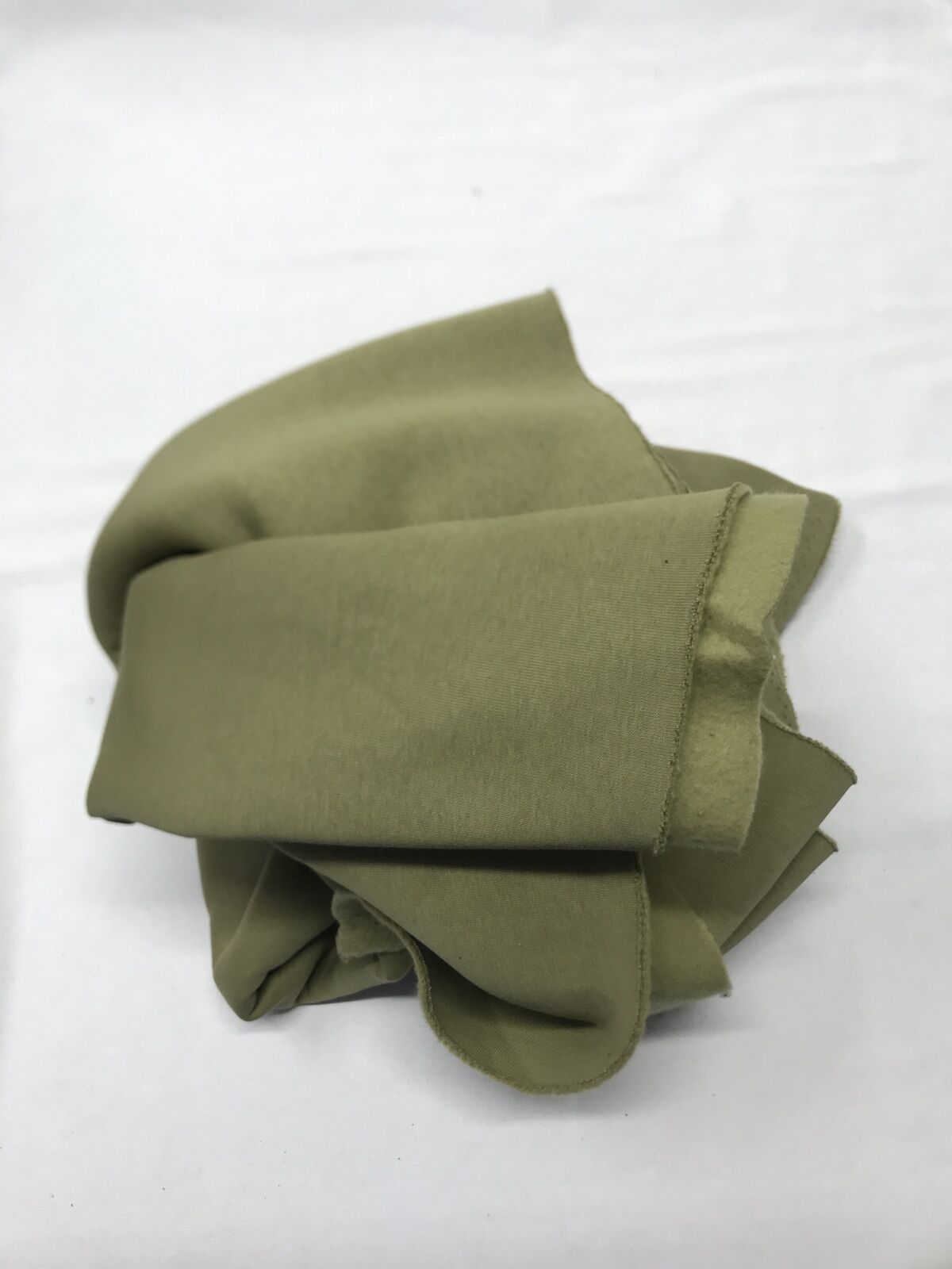 Şardonlu 3 İplik Kumaş, Parça 115x180 cm Açık Haki