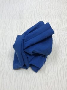 Tensel Keten Kumaş, Parça 120x125 cm - Mavi