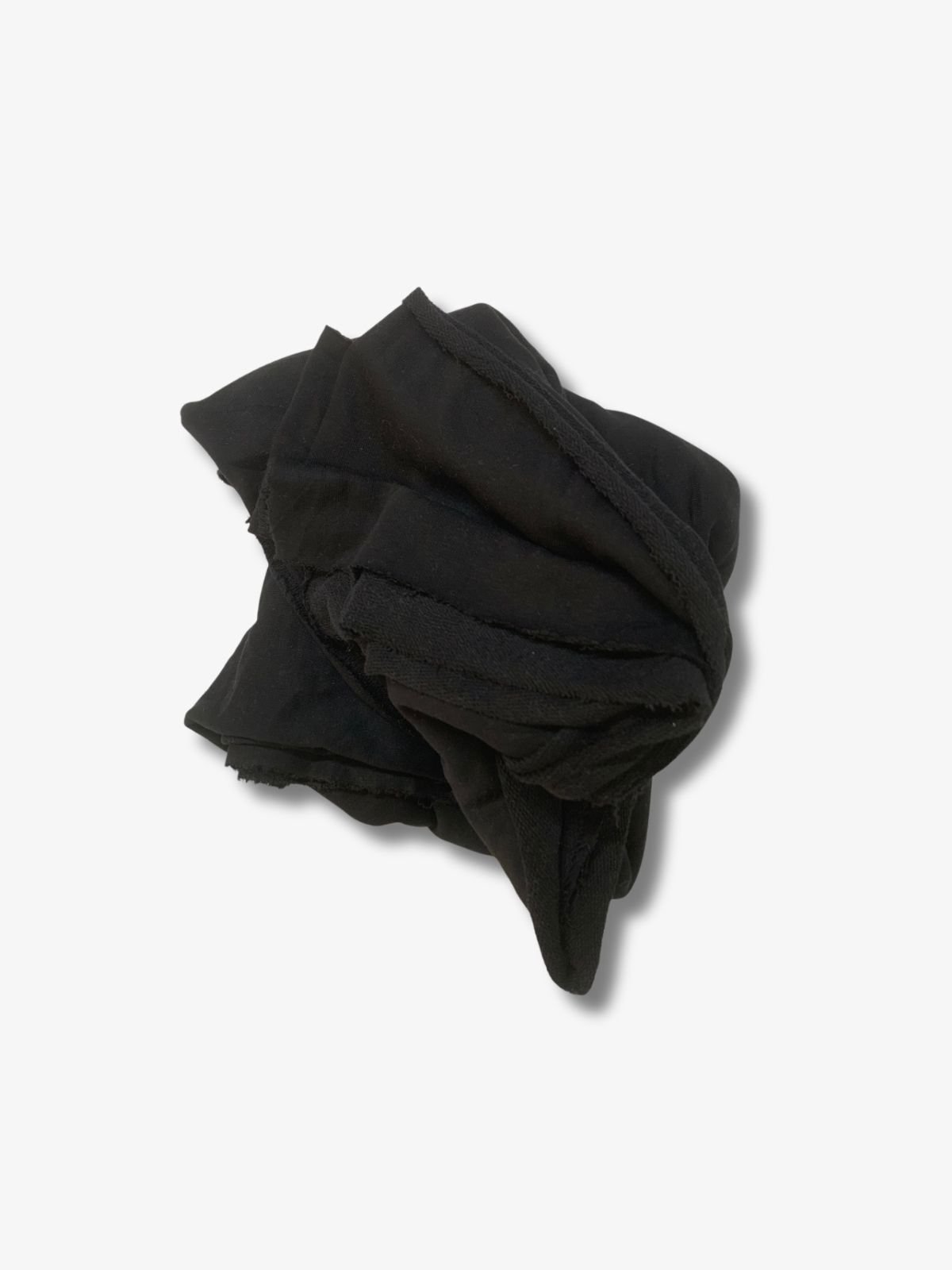Siyah İnce 3 İplik Kumaş, Parça 150x190 cm