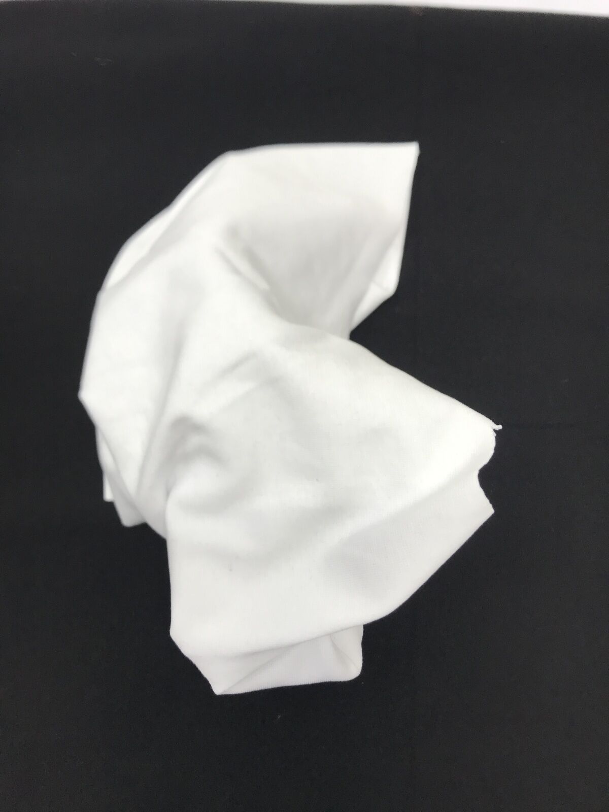 İnce Ribana Kumaş Parça Beyaz - 25x160 cm