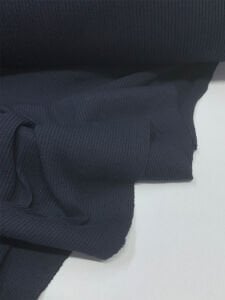 İnce Kaşkorse Kalın Oluklu Esnek Kumaş Seti, Boyu 18 metre 1 top Lacivert