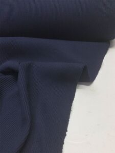 İnce Kaşkorse Kalın Oluklu Esnek Kumaş Seti, Boyu 23 metre 1 top Lacivert