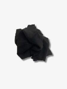 Siyah Kaşkorse (Ribana Fitilli) Kumaş, Parça 40x120 cm