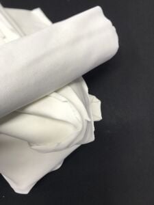 Ribanalı Diz Yapmaz 2 İplik Kumaş, Parça 100x180 cm Ekru