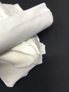 Ribanalı Diz Yapmaz 2 İplik Kumaş, Parça 100x180 cm Ekru