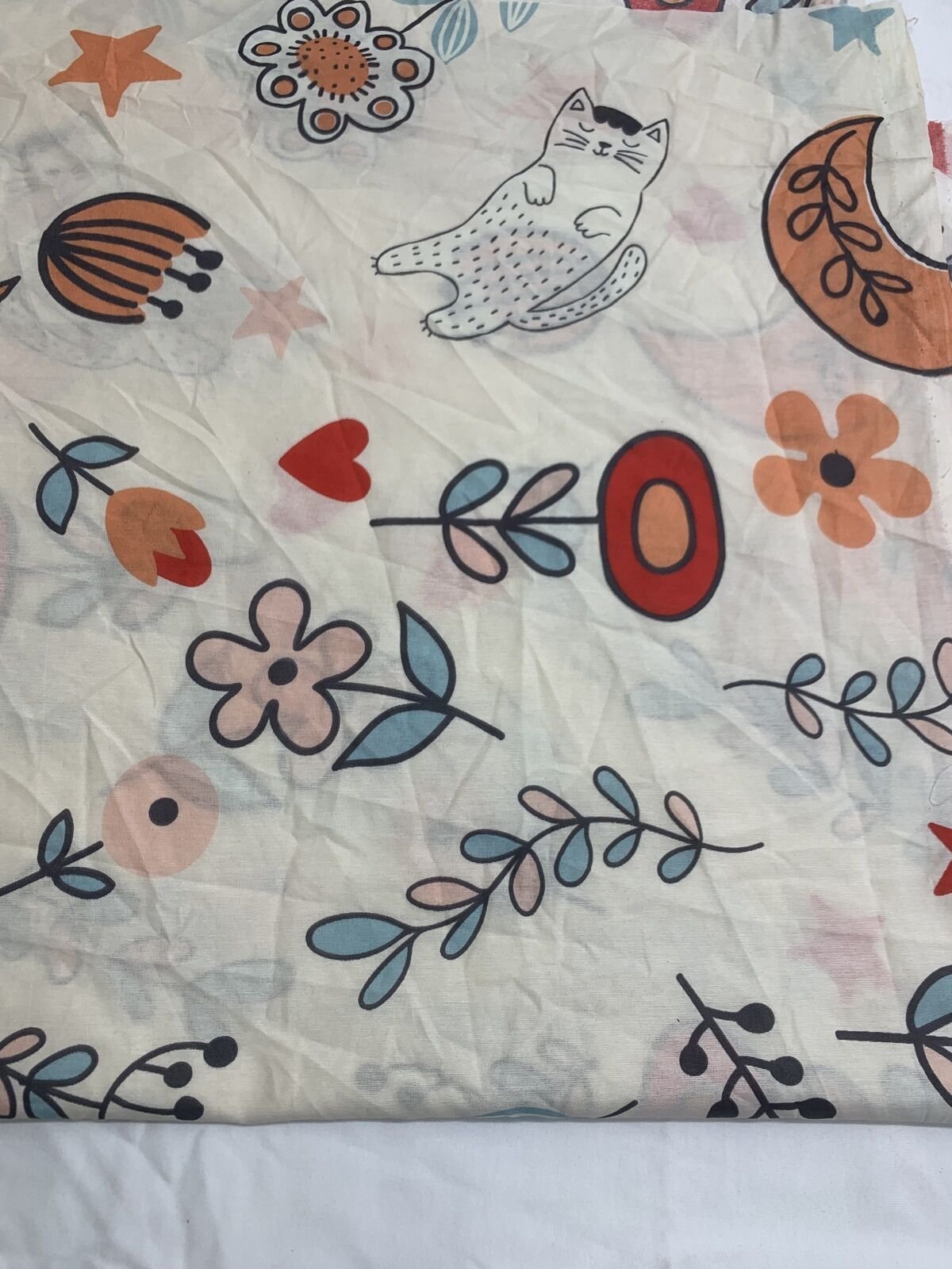 Desenli Nevresimlik Kumaş, Parça 110x220 cm