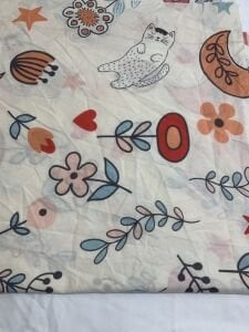 Desenli Nevresimlik Kumaş, Parça 110x220 cm