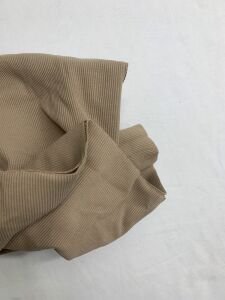 Sütlü Kahve Kaşkorse (Ribana Fitilli) Kumaş, Parça 60x120 cm