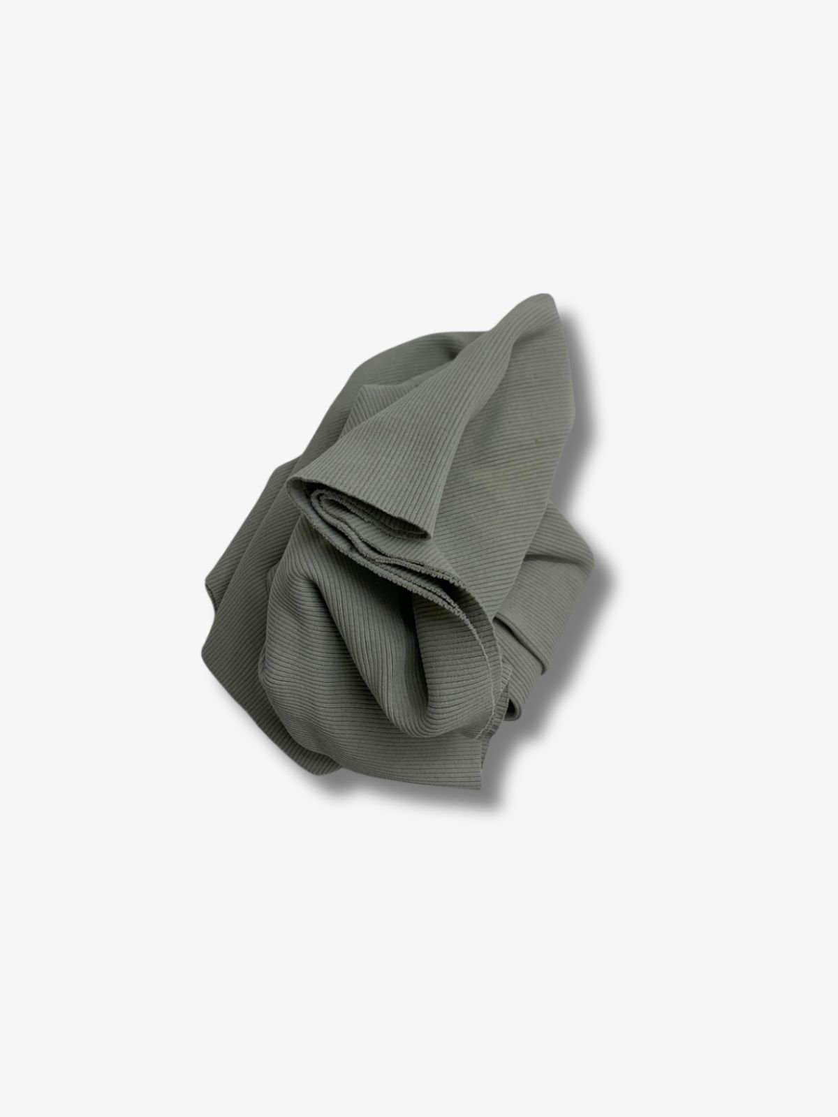 Gri Kaşkorse (Ribana Fitilli) Kumaş, Parça 35x110 cm