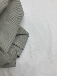 Gri Kaşkorse (Ribana Fitilli) Kumaş, Parça 35x110 cm