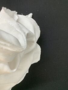 Beyaz İnce Lakost Kumaş, Parça 85x180 cm