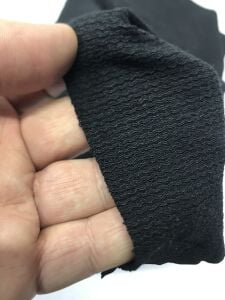 Bürümcük Penye Kumaş, Parça 75x160 cm Siyah