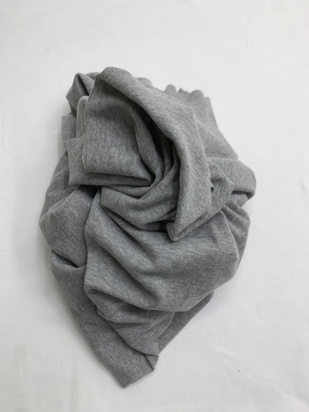 Gri İnce Ribana Kumaş, Parça 70x160 cm
