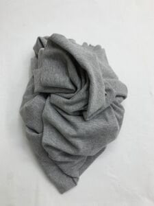 Gri İnce Ribana Kumaş, Parça 70x160 cm