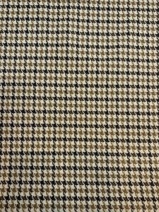 Klasik Kazayağı Desenli Takımlık Dış Giyim Kumaşı – Bej Kahve