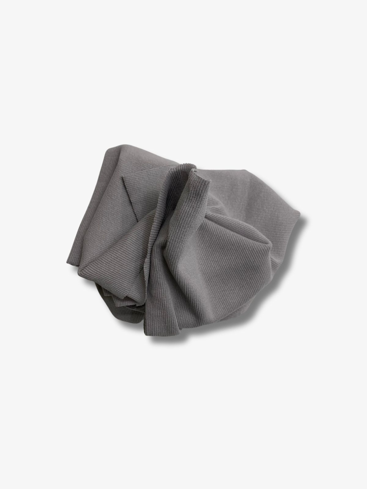 Gri Kaşkorse (Ribana Fitilli) Kumaş, Parça 35x120 cm
