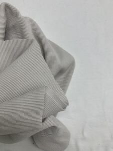 Gri Kaşkorse (Ribana Fitilli) Kumaş, Parça 45x130 cm