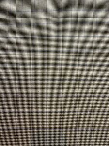 Ekose Kazayağı Desenli Klasik Takımlık Dış Giyim Kumaşı – Bej Siyah