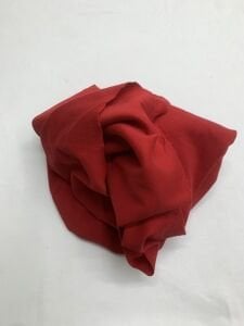 Kırmızı İnce Ribana Kumaş, Parça 60x150 cm