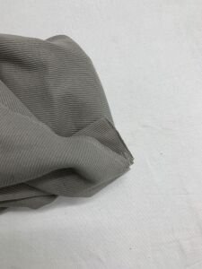 Gri Kaşkorse (Ribana Fitilli) Kumaş, Parça 60x120 cm