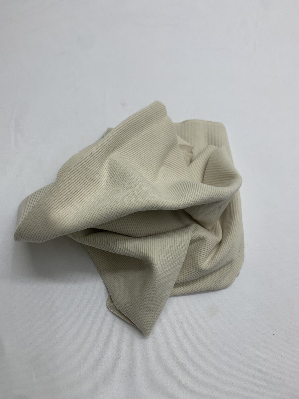 Krem Kaşkorse (Ribana) Kumaş, Parça 25x120 cm