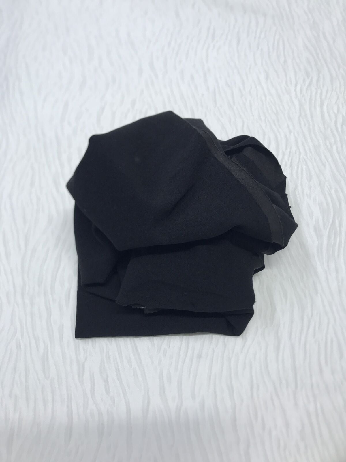 Dalgıç Krep Kumaş, Parça 140x150 cm - Siyah