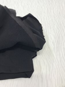 Dalgıç Krep Kumaş, Parça 140x150 cm - Siyah