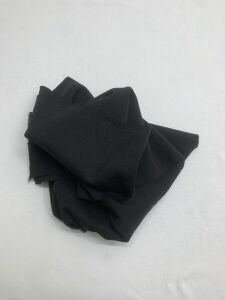 Siyah Ribana Kumaş, Parça 30x120 cm