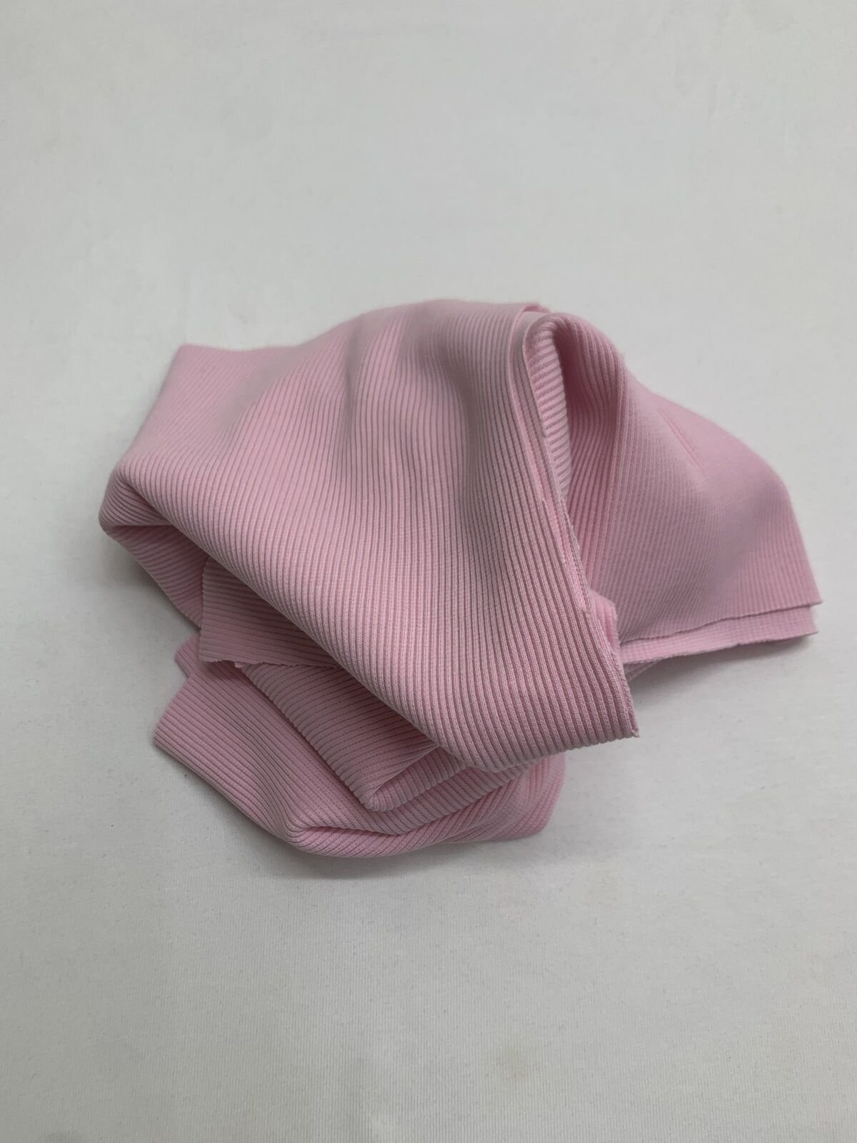 Pembe Kaşkorse (Ribana) Kumaş, Parça 30x120 cm