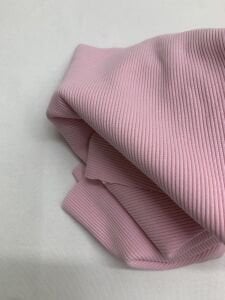 Pembe Kaşkorse (Ribana) Kumaş, Parça 30x120 cm