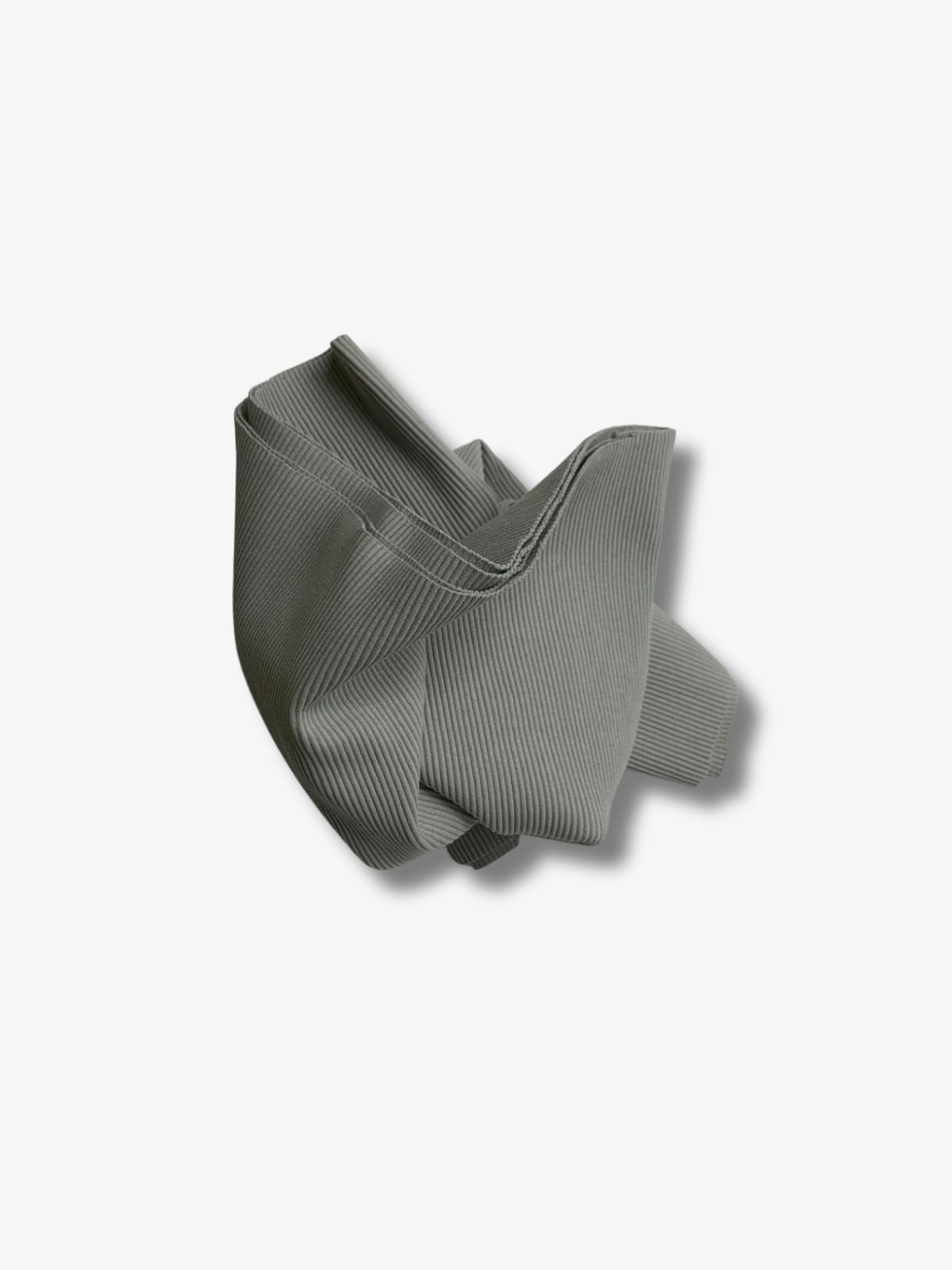 Gri Kaşkorse (Ribana Fitilli) Kumaş, Parça 40x140 cm