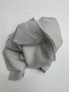 Gri Kaşkorse (Ribana) Kumaş, Parça 80x140 cm
