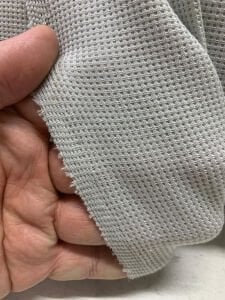 Gri Waffle Kumaş Penye - Boyu 8 metre 1 adet