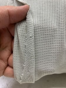 Gri Waffle Kumaş Penye - Boyu 8 metre 1 adet