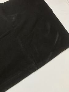 Siyah Çelik Penye Kumaş Esnek, Parça 80x170 cm (HAFİF KİRLİ)