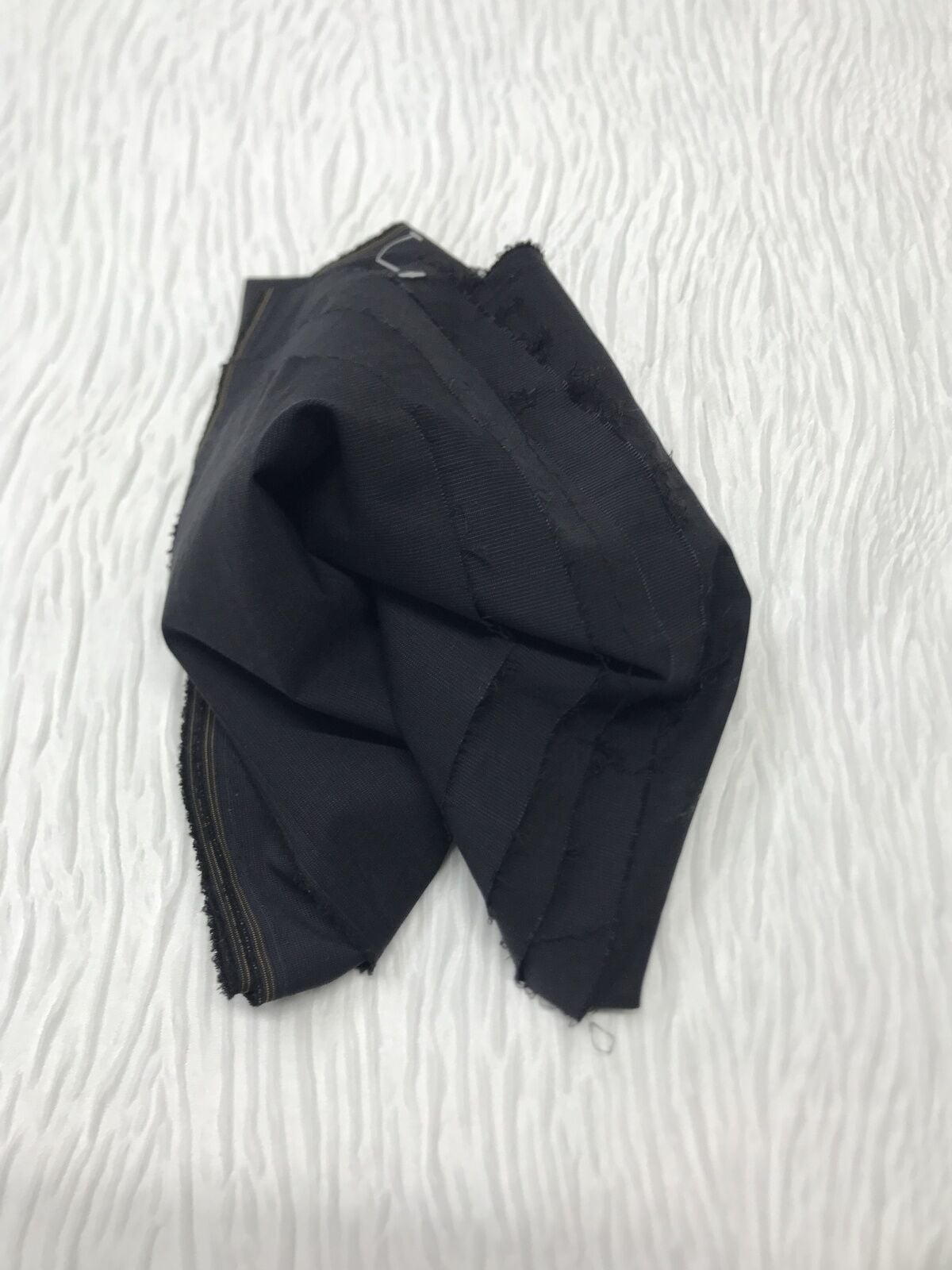 İnce Pantolonluk Kumaş, Parça 115x140 cm - Siyah