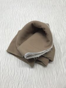 Astarlı Dabıl Kumaş, Parça 75x140 cm - Sütlü Kahve