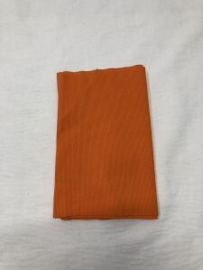 Ribana Fitilli Kumaş, Parça 20x120 cm - Turuncu