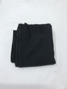 Poliviskon Kumaş Esnek, Parça 145x140 cm Siyah Jakarlı