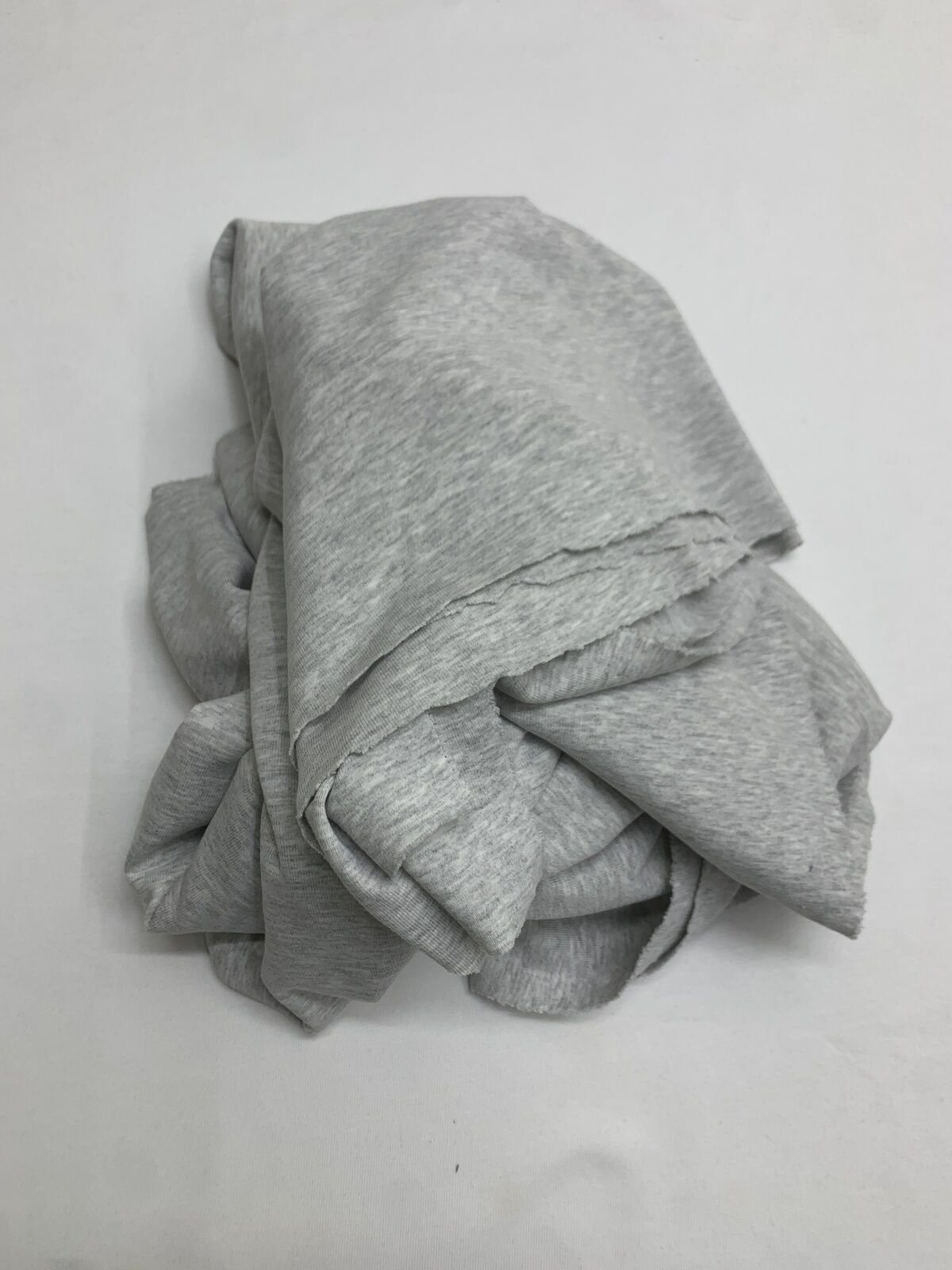 Gri Esnek Bebe Ribanası Penye Kumaş, Parça 100x170 cm