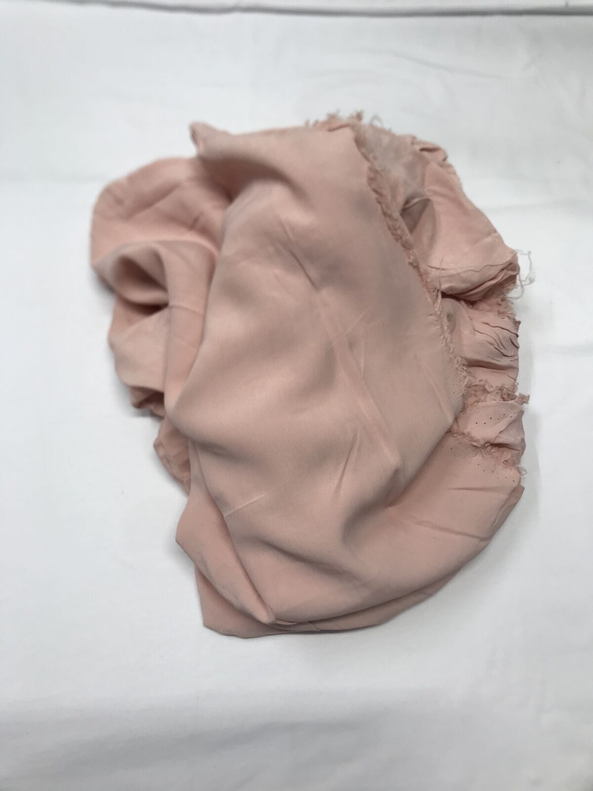 İnce Viskon Krep Kumaş, Parça 95x1300 cm Pudra