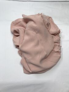 İnce Viskon Krep Kumaş, Parça 95x1300 cm Pudra